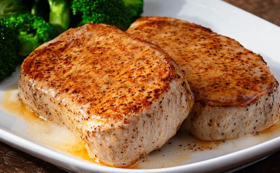 Cowboy Pork Chops* - Chicken, Seafood & More Cowboy Pork Chops* - Chicken, Seafood & More on LongHorn Steakhouse menu