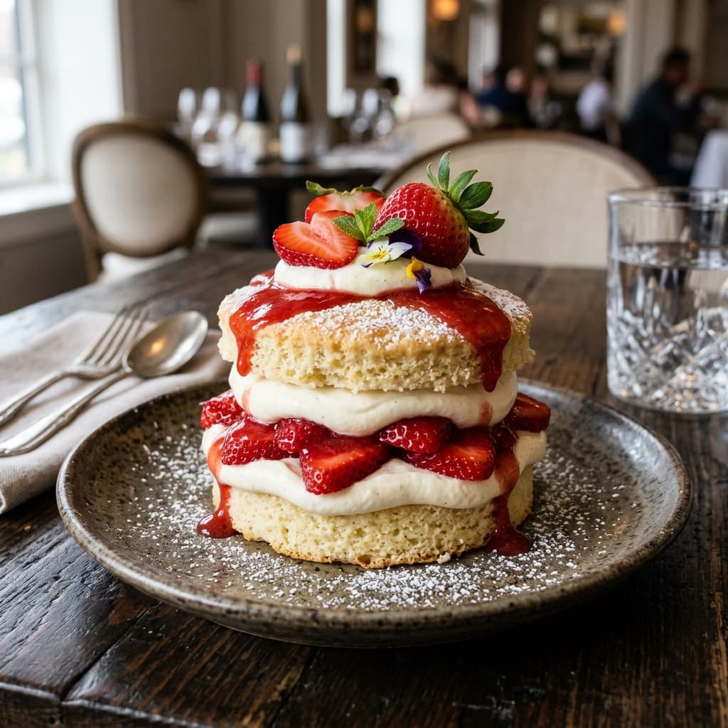 Strawberries & Cream Shortcake Strawberries & Cream Shortcake