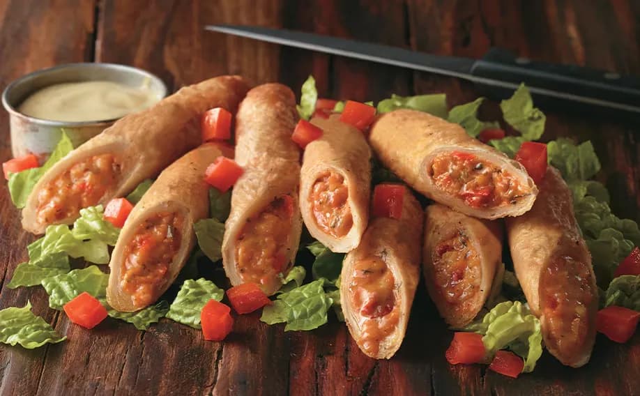 Firecracker Chicken Wraps - Appetizers Firecracker Chicken Wraps - Appetizers on LongHorn Steakhouse menu