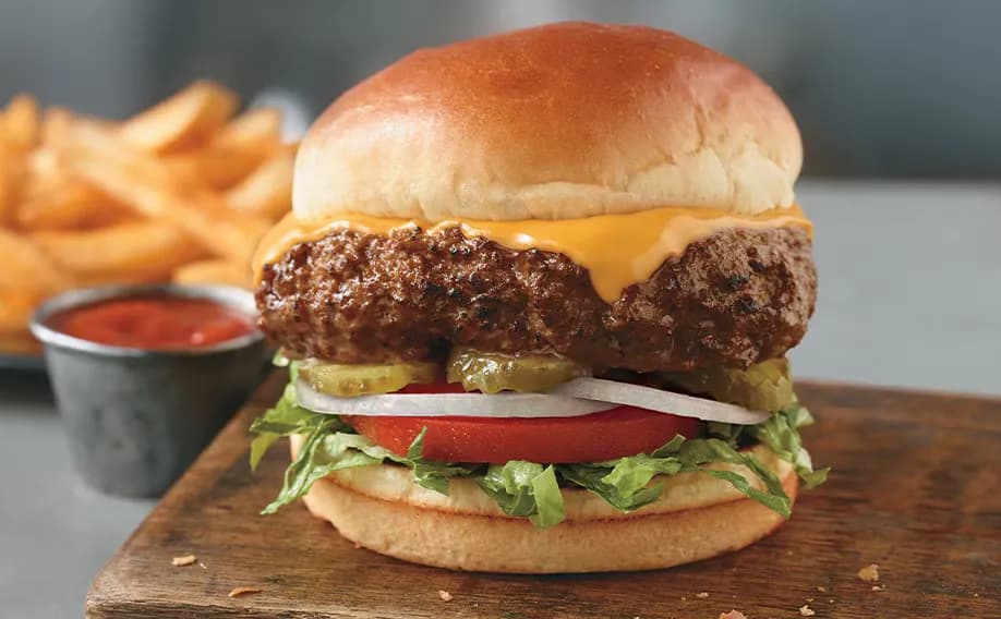 Half-Pound Steakhouse Cheeseburger Combo - Lunch Half-Pound Steakhouse Cheeseburger Combo - Lunch on LongHorn Steakhouse menu