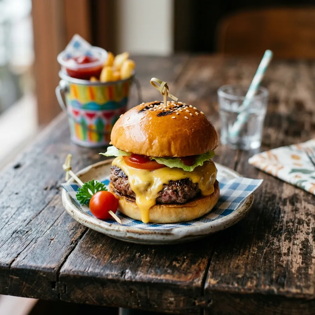 Longhorn Cheeseburger - Kids Meals Longhorn Cheeseburger - Kids Meals on LongHorn Steakhouse menu